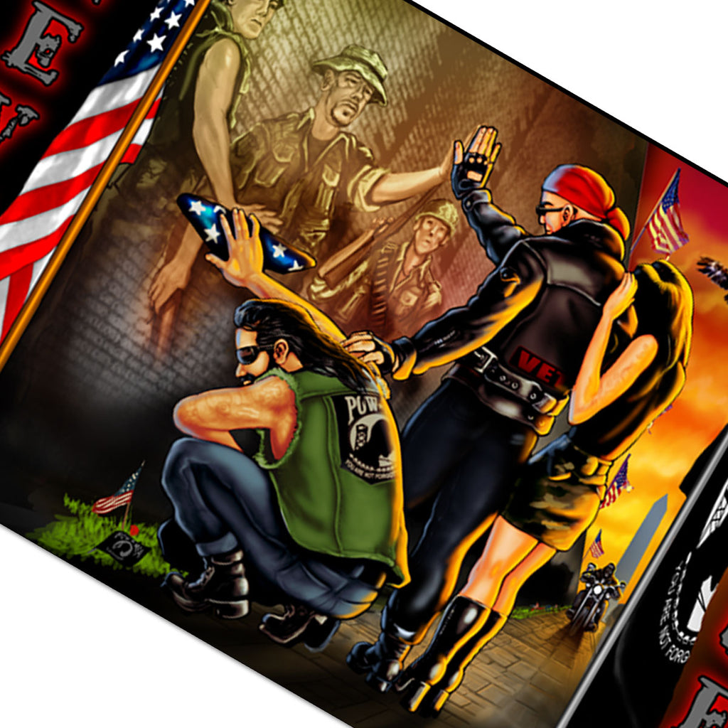 Hot Leathers FGA1008 Vietnam Wall Flag