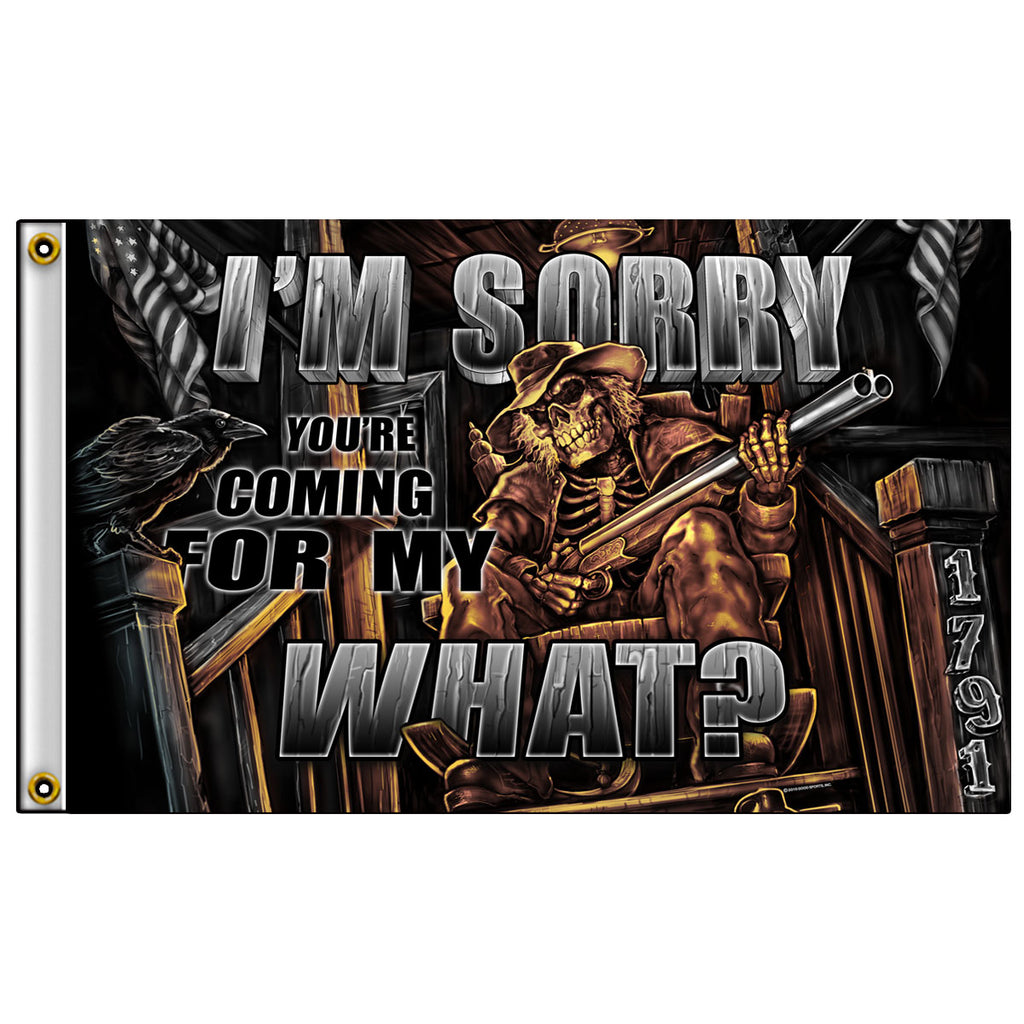 Hot Leathers FGA1064 Coming For My What Flag