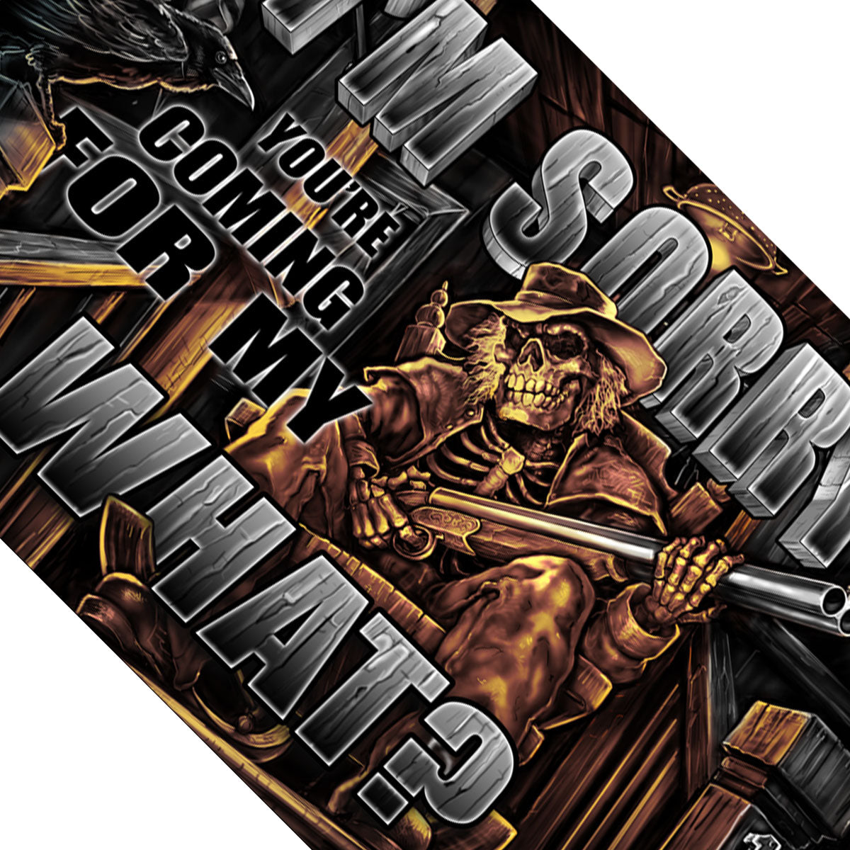 Hot Leathers FGA1064 Coming For My What Flag