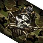 Hot Leathers FGA1072 Camo Skull Flag