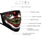 Milwaukee FMD1016 'Clown Teeth' 100 % Cotton Protective Face Mask with Optional Filter Pocket