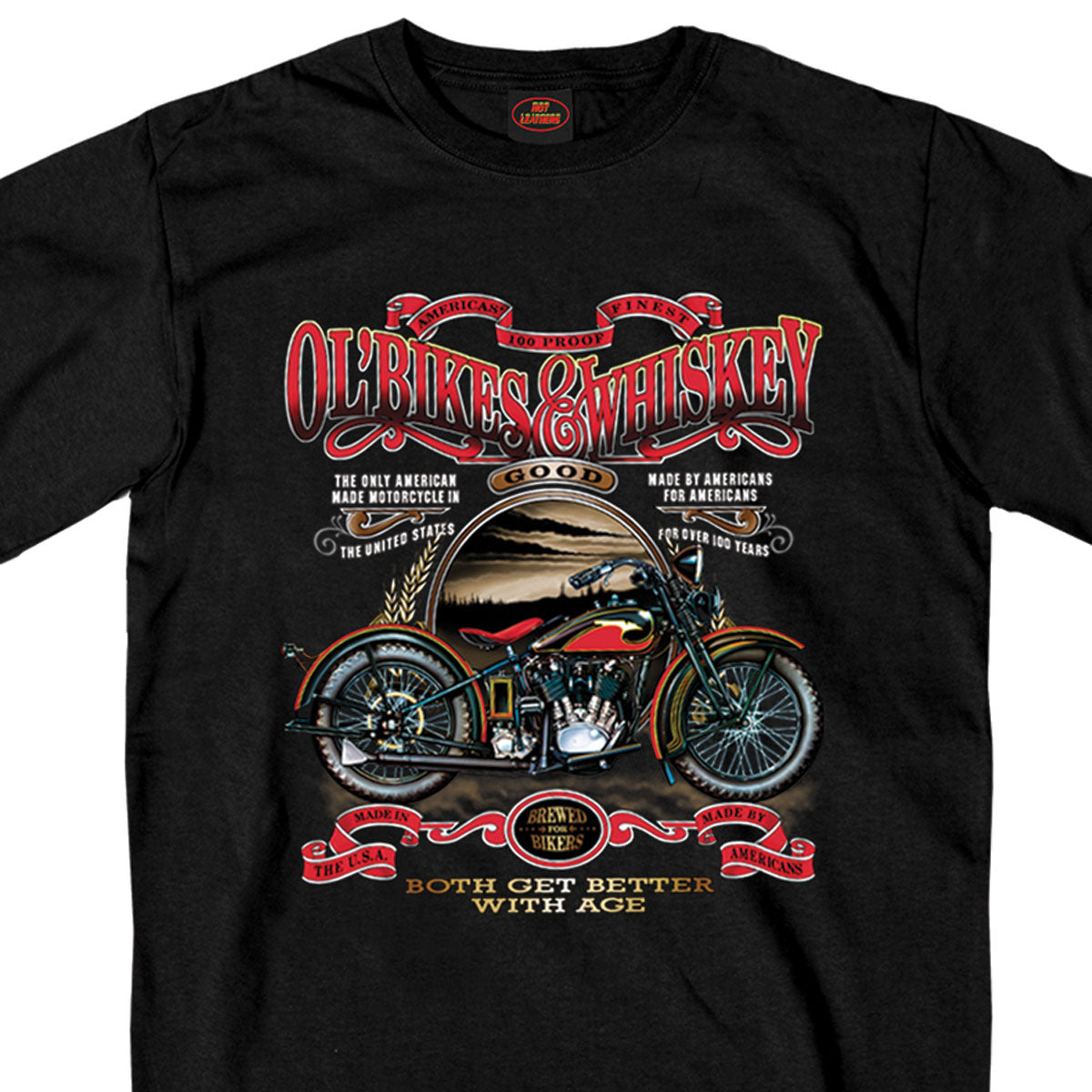 SS OL' BIKES & WHISKEY – Hot Leathers