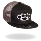 Hot Leathers Brass Knuckles Hardcore Snap Back Hat GSH4003