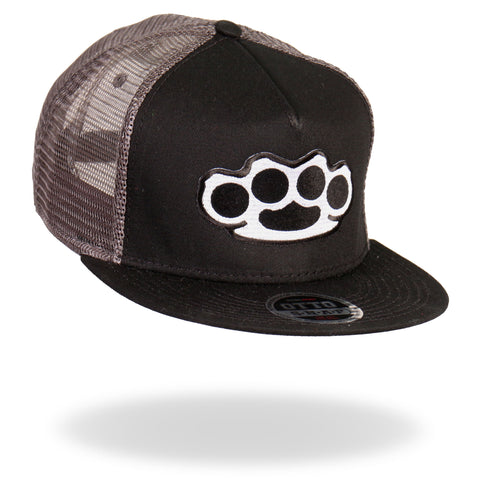 Hot Leathers Brass Knuckles Hardcore Snap Back Hat GSH4003