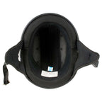 Hot Leathers HLD1045 Gloss Black 'Cross De Lis' Advanced DOT Skull Helmet