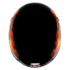 Hot Leathers HLD1006 'Black Out Eagle' Motorcycle DOT Skull Cap Helmet