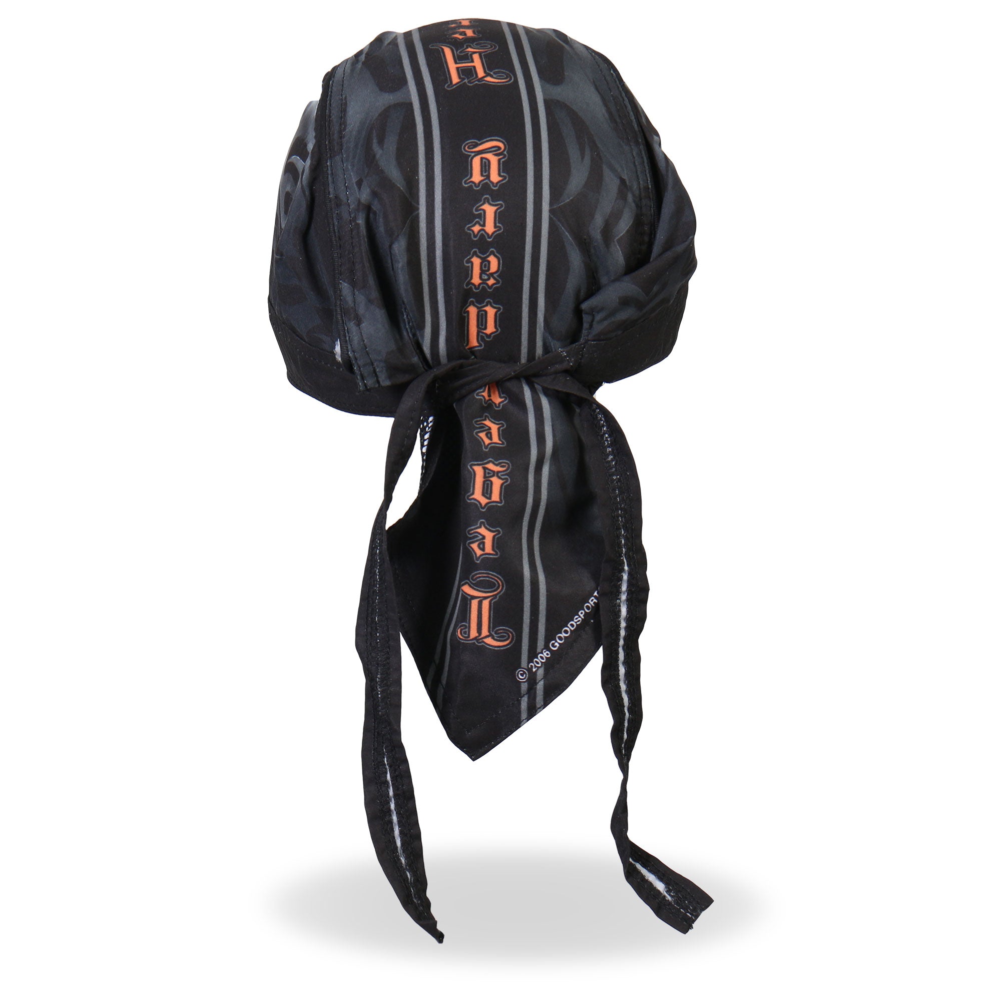 Hot Leathers Skull Face Legendary Heritage Lightweight Headwrap HWH1047