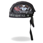 Hot Leathers Never Forgotten Lightweight Headwrap HWH1055