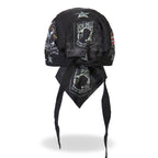 Hot Leathers Never Forgotten Lightweight Headwrap HWH1055