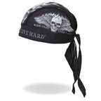 Hot Leathers Ride Fast, Live Hard Lightweight Headwrap HWH1062