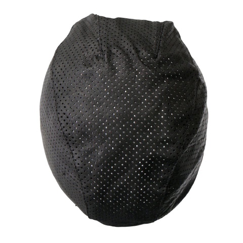 Hot Leathers Black Perforated Medium Weight Leather Head Wrap HWL1010