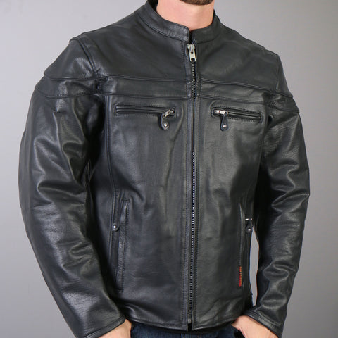 JKT M W/ DOUBLE PIPING – Hot Leathers