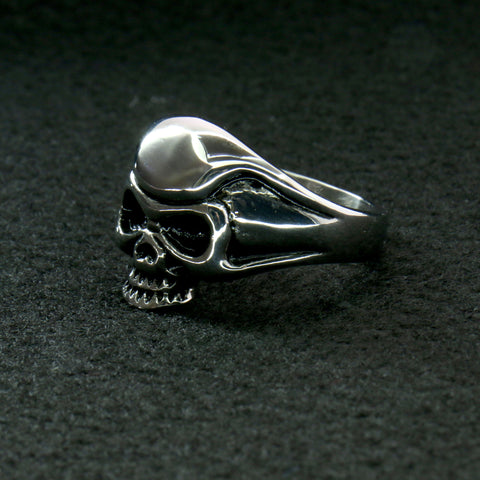 Hot Leathers JWR2103 Men's Punisher Skull Stainless Steel Ring