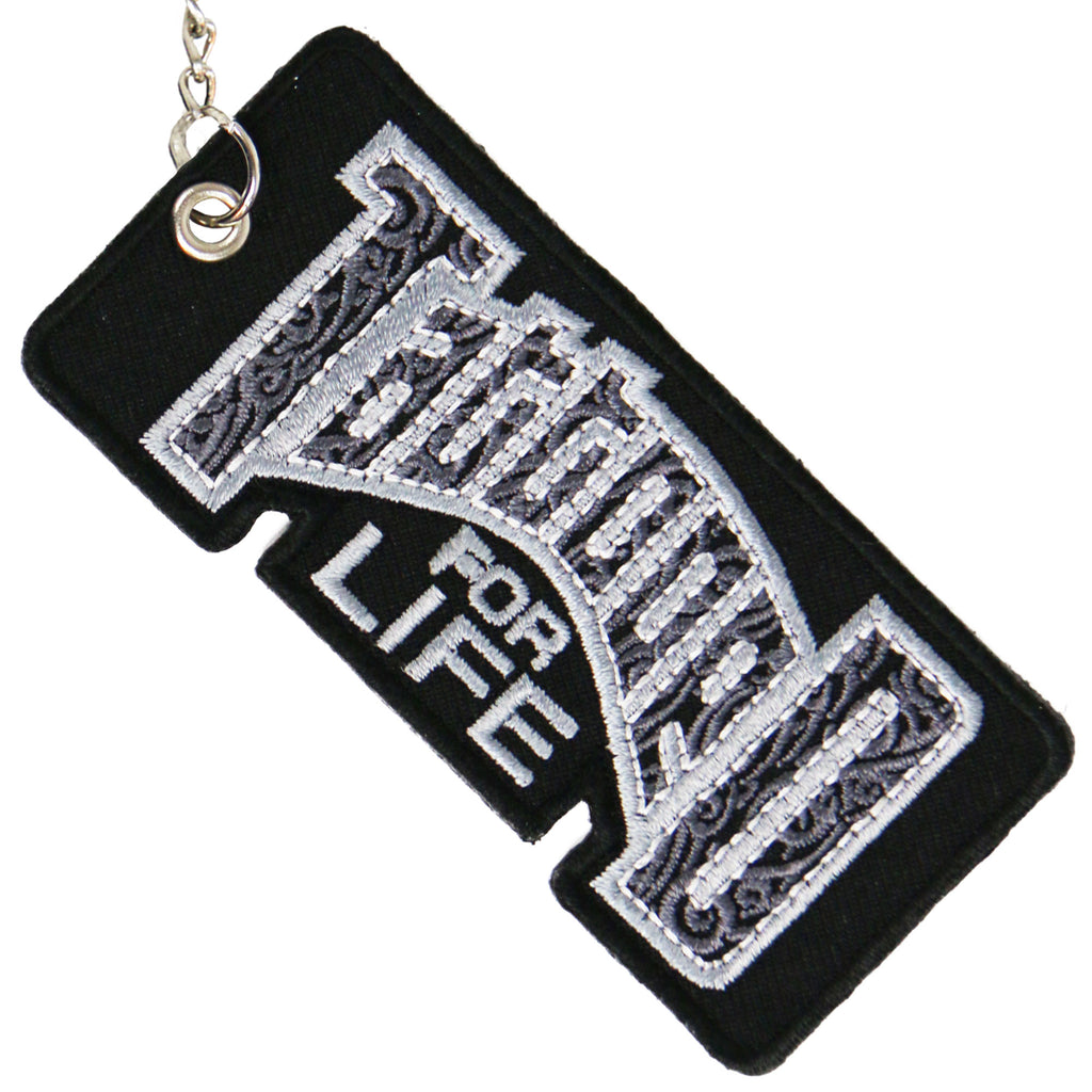 Hot Leathers Tattooed For Life Embroidered Key Chain