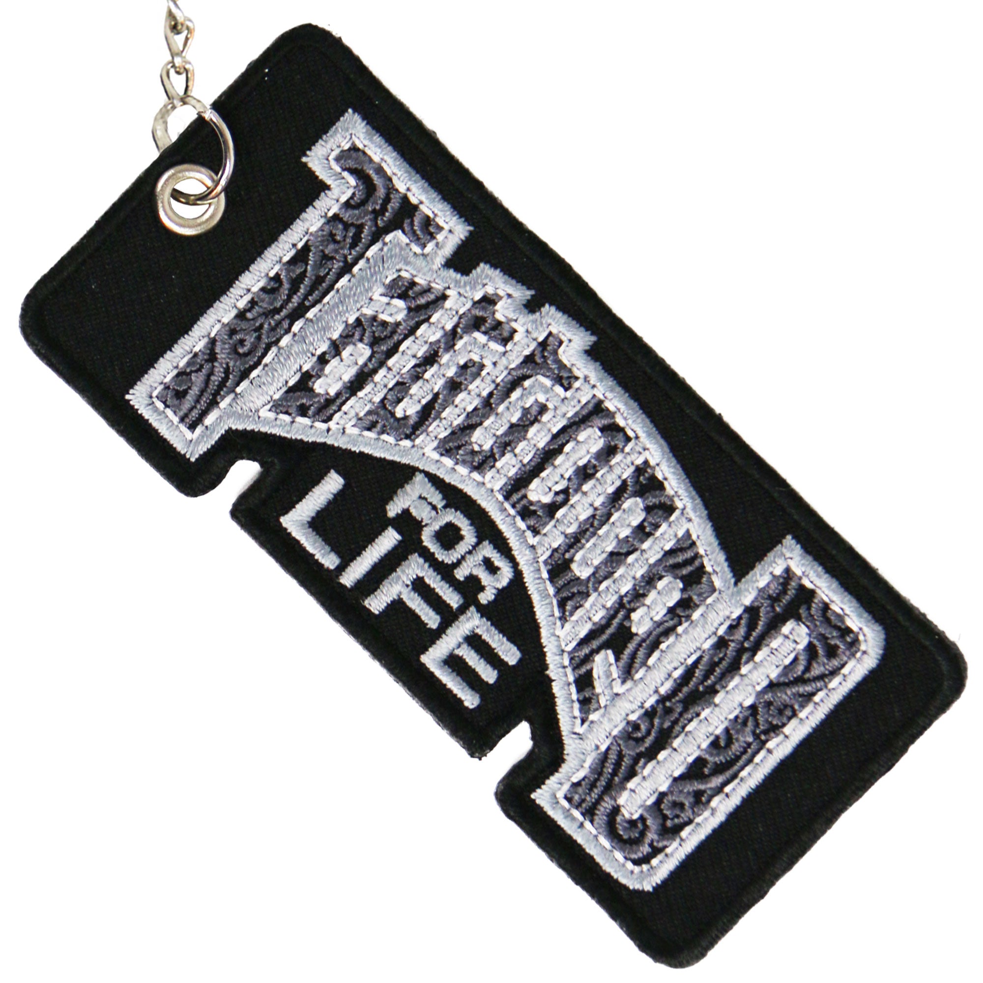 Hot Leathers Tattooed For Life Embroidered Key Chain