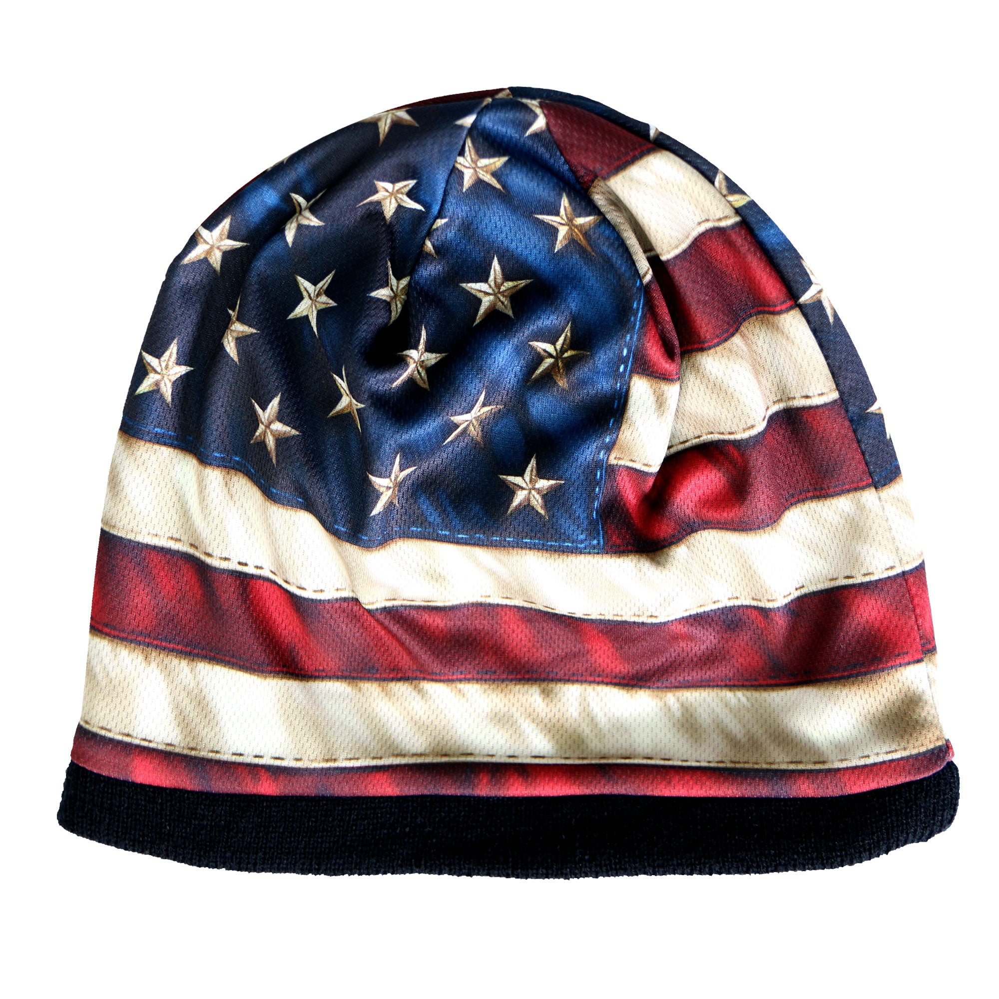 Hot Leathers KHC1009 American Flag Beanie