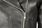 Milwaukee Leather LKL2700 Women's Classic Black Leather Police Style Jacket