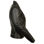 Milwaukee Leather LKL2701 Women's Full Length Classic Police Leather Jacket