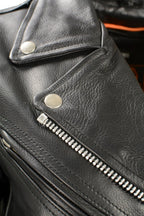 Milwaukee Leather LKL2701 Women's Full Length Classic Police Leather Jacket