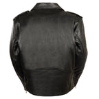 Milwaukee Leather LKY1950 Youth Size Classic Style Police Biker Leather Jacket - Milwaukee Leather Kids Leather Jackets