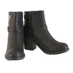 Milwaukee Performance MBL9405 Women's Black Boots with Side Zipper and Triple Buckle Adjustment