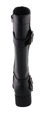 Milwaukee Performance MBL9423 Women's Black Studded Boots with Studded Outsole