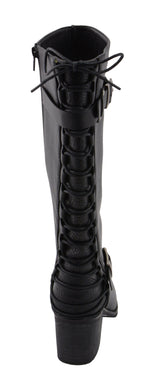 Milwaukee Performance MBL9427 Women's Tall Black Back End Laced Riding Boots