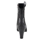 Milwaukee Performance MBL9429 Women's Black Western Style Boots with Studded Bling