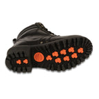 Milwaukee Leather MBM9050 Mens Wide Width Black 6 inch Lace-Up Boots with Zipper Closure - Milwaukee Leather Mens Boots