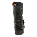 Milwaukee Leather MBM9090 Mens 9-Inch Classic Black Engineer Boots with Gear Shift Guard - Milwaukee Leather Mens Boots