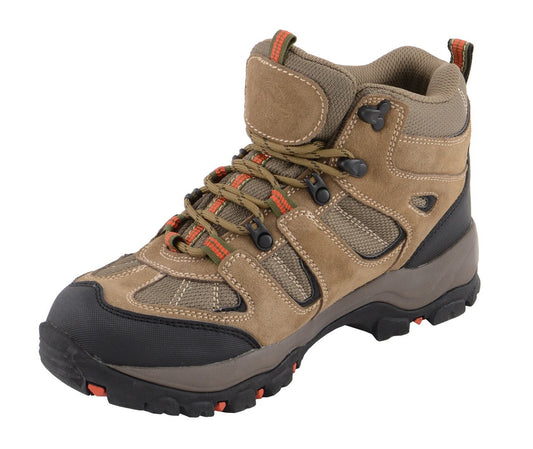 Milwaukee Performance MBM9150 Men's Brown Lace-Up Waterproof Hiking Boots - Milwaukee Performance Mens Boots