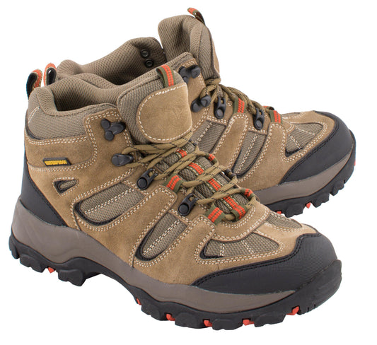 Milwaukee Performance MBM9150 Men's Brown Lace-Up Waterproof Hiking Boots - Milwaukee Performance Mens Boots