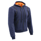 Milwaukee Performance MDM3020 Men's Blue Denim 3 in 1 Club Style Vest with Removable Hoodie