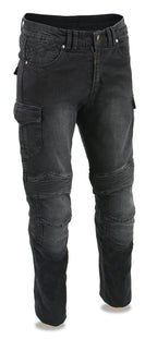 Milwaukee Performance MDM5010 Men's Black Armored Straight Cut Denim Jeans Reinforced with Aramid by DuPont Fibers - Milwaukee Performance Mens Denim Pants
