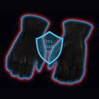 Milwaukee Leather MG7596 Men's Black Leather Motorcycle Rider Unlined Gloves w/ Cool-Tec Leather Treatement