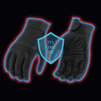Milwaukee Leather MG7736 Women's Black Leather Gel Palm Motorcycle Gloves w/ Flex Knuckles and Cool-Tec Treatement