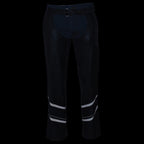 Milwaukee Leather ML1144 Men's Black Premium Leather Vented Motorcycle Rider Chaps w/ Reflective Piping