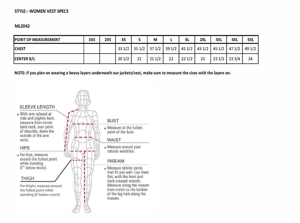 Milwaukee Leather ML2042 Ladies Classic Black Leather Vest with Thin Braid Design - Milwaukee Leather Womens Leather Vests