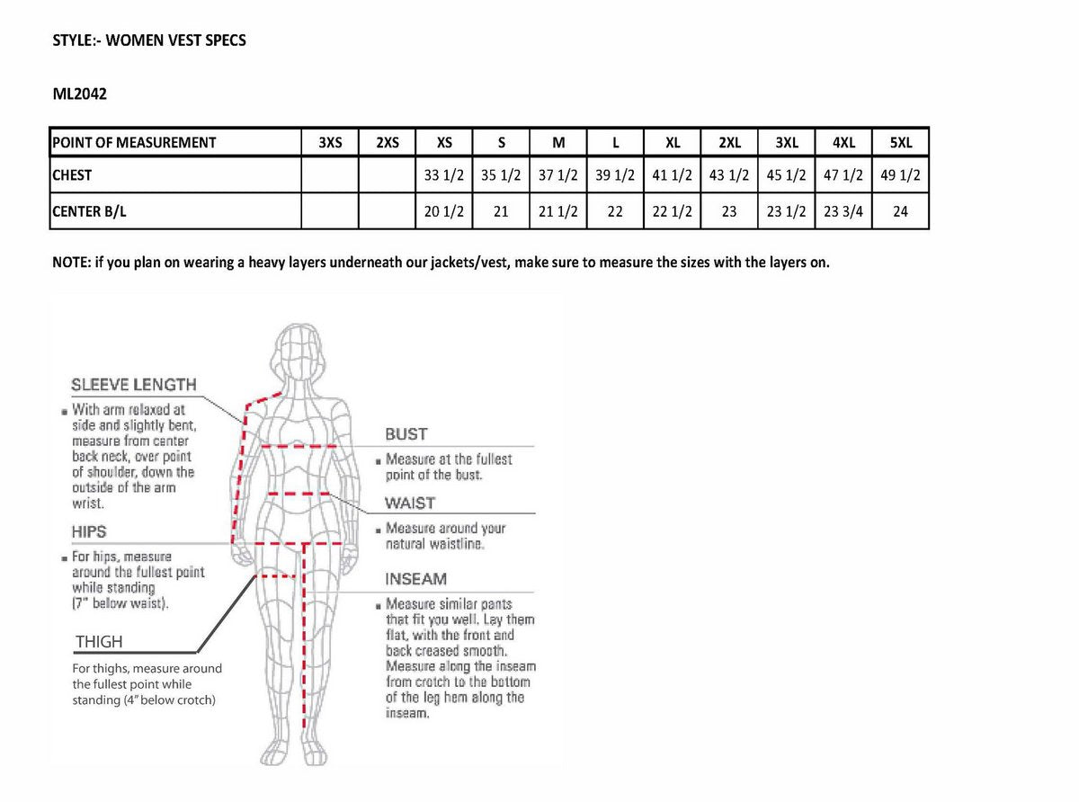 Milwaukee Leather ML2042 Ladies Classic Black Leather Vest with Thin Braid Design - Milwaukee Leather Womens Leather Vests