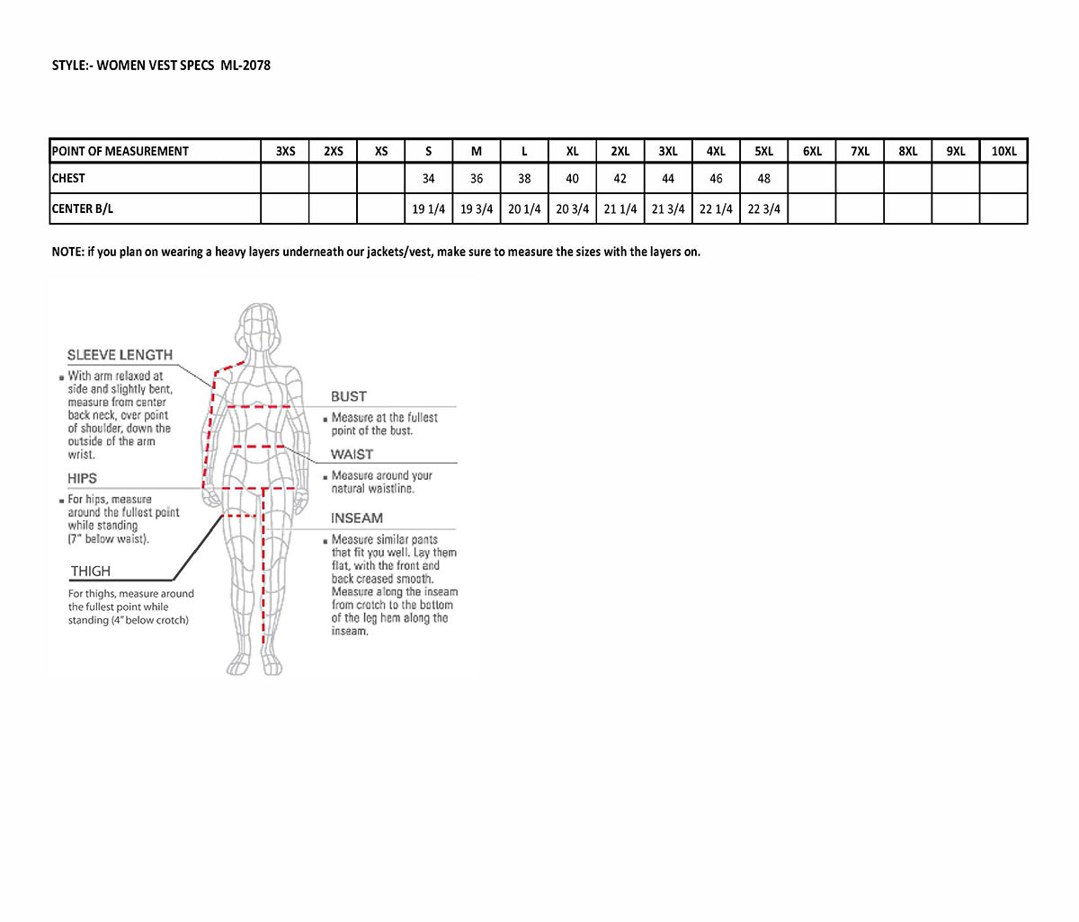 Milwaukee Leather ML2078 Women's Black Premium Leather Motorcycle Rider Vest w/ Studding Detail