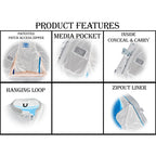 Milwaukee Leather MLL2552 Women's 'Cool-Tec' Black Scooter Leather Triple Stitch Jacket