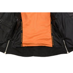 Milwaukee Leather MLL4503 Women's Black V-Neck Leather Classic Motorcycle Rider Vest w/ Riveted Lapel Collar