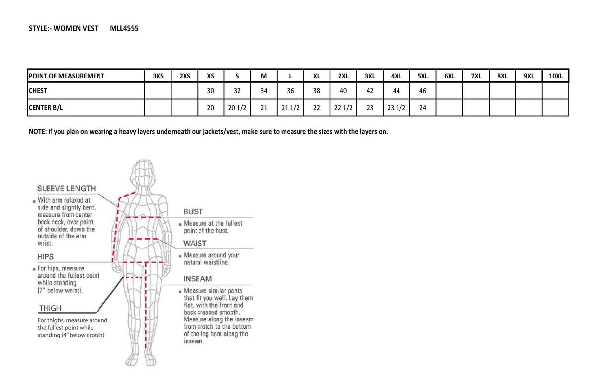 Milwaukee Leather MLL4555 Ladies Black Leather Side Stretch Vest with Zipper Closure - Milwaukee Leather Womens Leather Vests