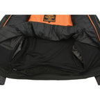 Milwaukee Leather MLM1506 Men's Black Premium Leather Motorcycle Jacket w/ Utility Pockets Cool-Tec Leather Treatement