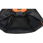 Milwaukee Leather MLM1509 Men's Distress Brown ‘2 in 1’ Leather Jacket with Zip-Off Sleeves