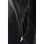 Milwaukee Leather MLM1560 Men's Black Long Body and Vented Motorcycle Leather Jacket