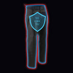 Milwaukee Leather MLM5502 Men's Black Premium Leather Motorcycle Rider Chaps w/ Cool-Tec Leather Treatment