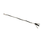 Milwaukee Leather MP7900 Black and White Get Back Motorcycle Whip