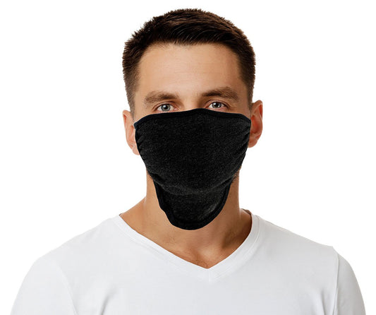 Xelement XS8003 (Multi-Pack) 'Black and Grey' USA Made 100 % Cotton Protective Face Mask with Optional Filter Pocket