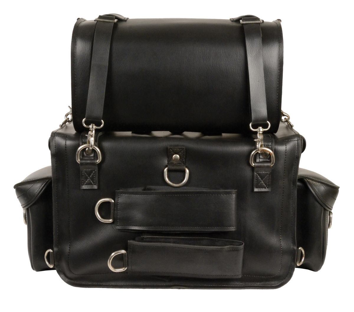 Milwaukee Performance MP8100 Black PVC 2-Piece Touring Pack Sissy Bar Bag